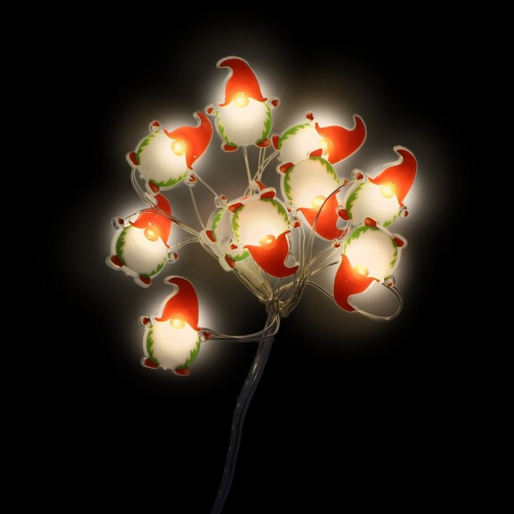 LED Gnome Christmas Battery Powered Light Strand, 10-pc.
